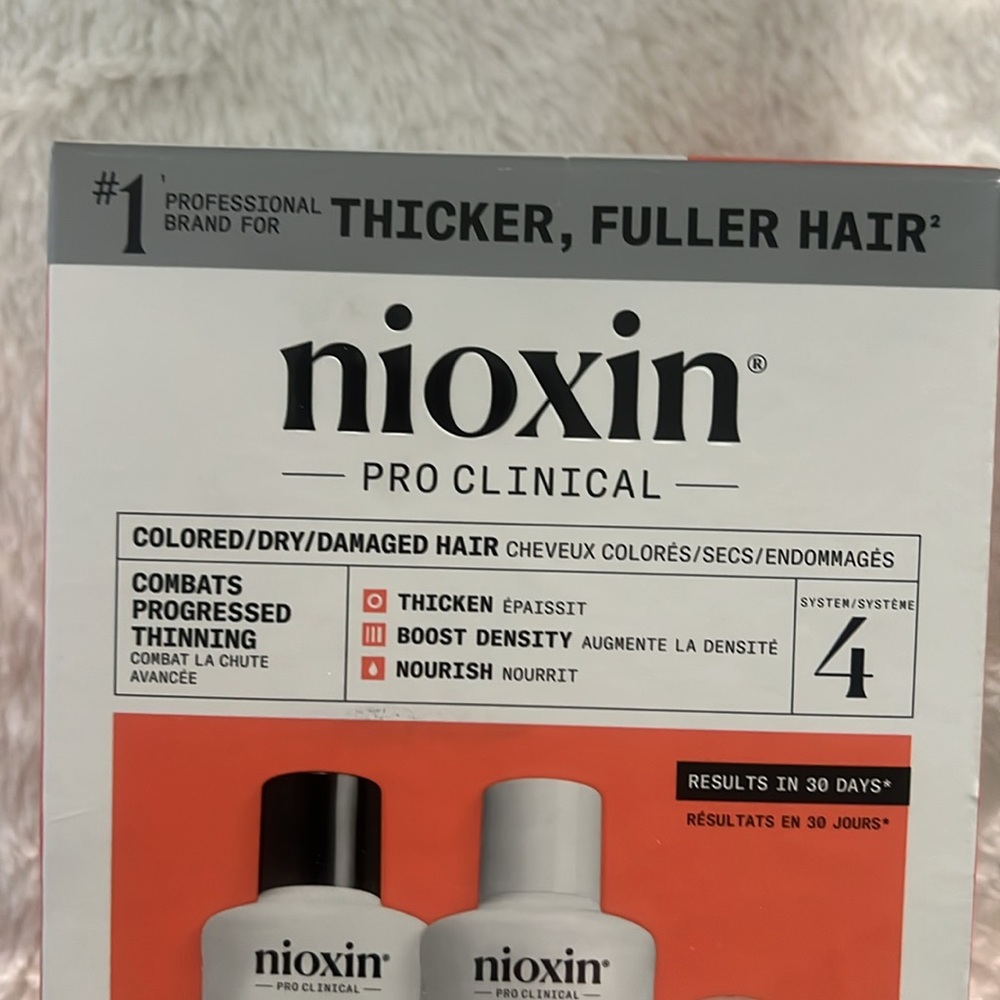 New in box NIOXIN
COLORED/DRY/DAMAGED HAIR CHEVEUX COLORÉS/SECS/ENDOMMAGÉS - Picture 17 of 17